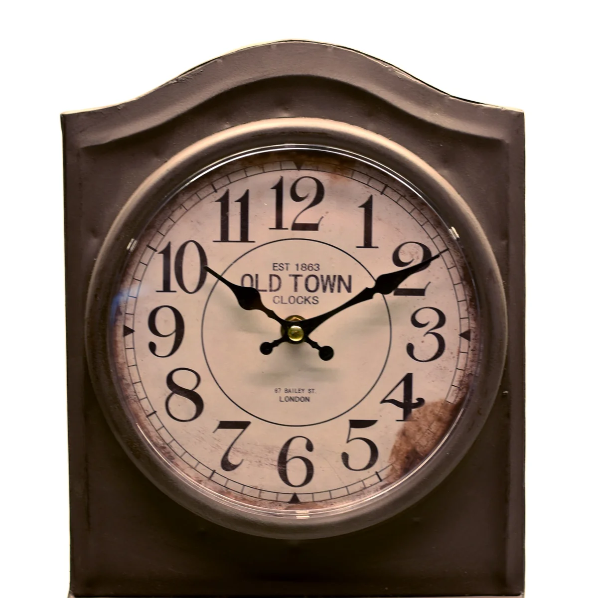 Battery Operated Antique Phone Wall Clock Retro Telephone Living Room Home Decor - Image 2