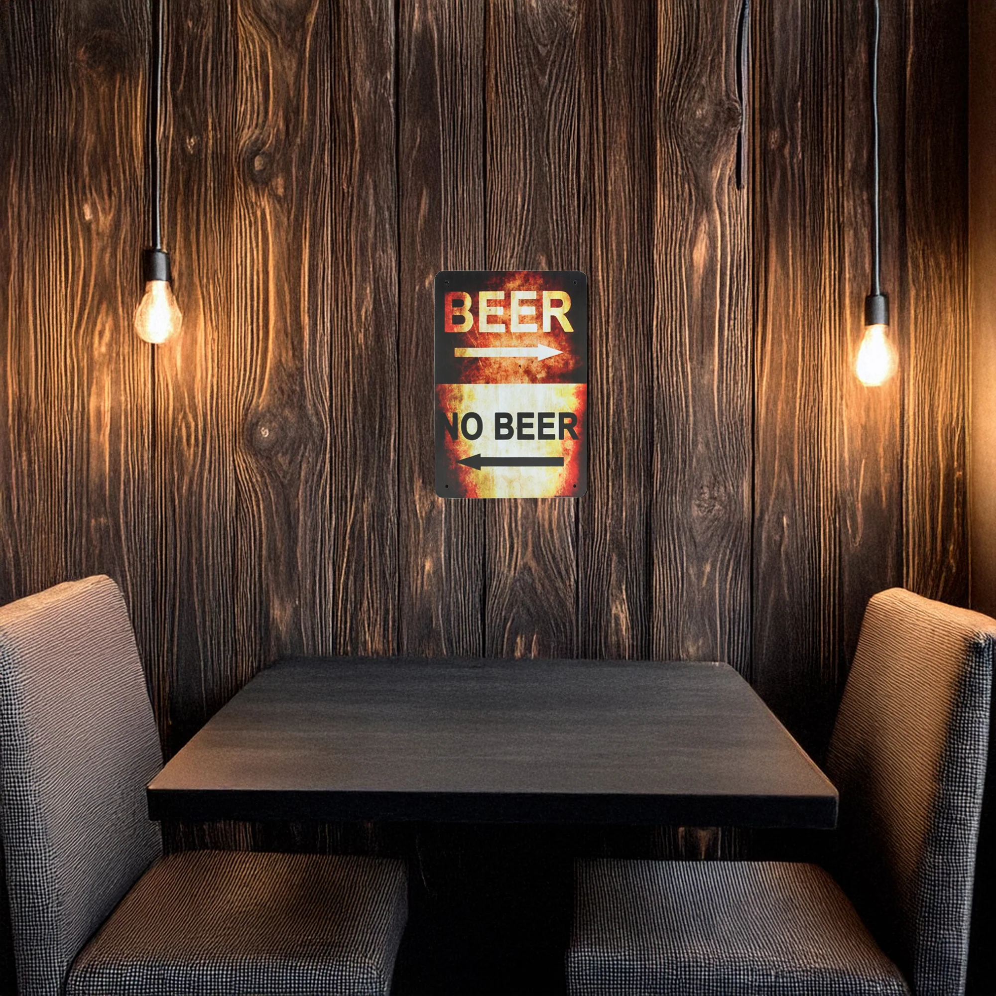 Funny Beer No Beer Metal Sign Man Cave, Garage Dorm Room Decor Home Bar Wall Art - Image 6