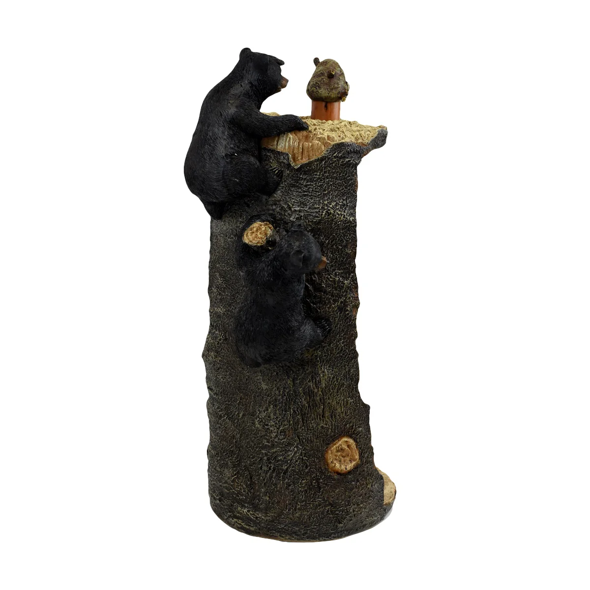 Black Bears Paper Towel Roll Holder Kitchen Storage Essentials Cabin Home Decor - Image 3