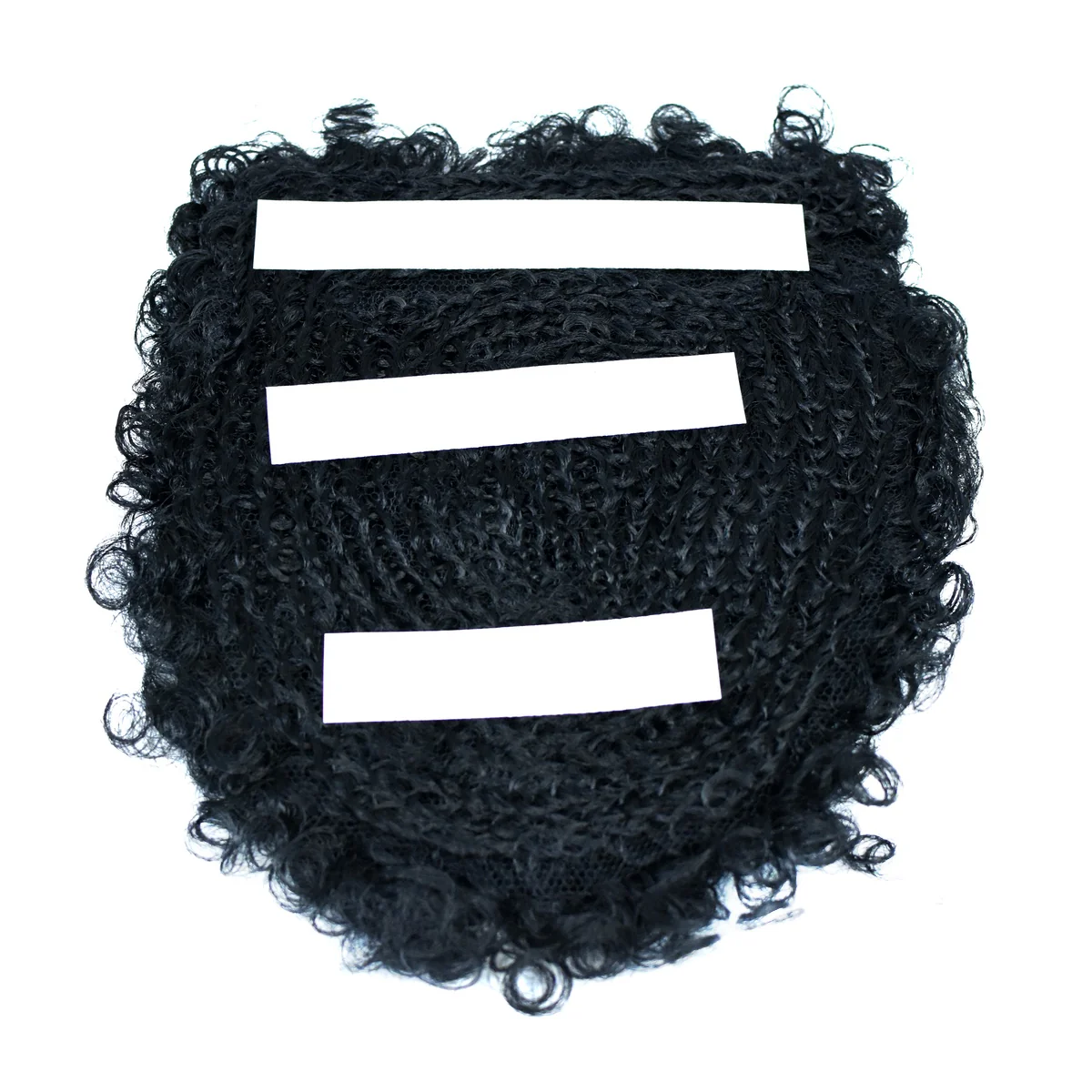 Black Chest Body Hair Wig Funny 70s Disco Halloween Costume Cosplay Accessory - Image 2