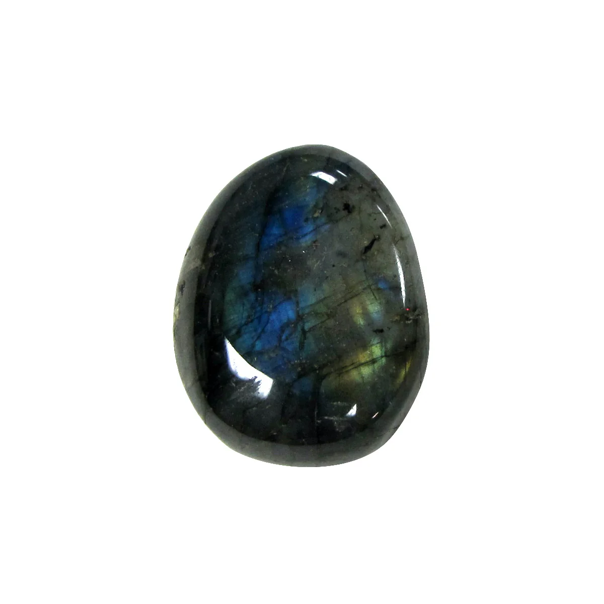 Black Crystal Labradorite Stone Reiki Chakra Heal Rock Negative Energy Balance