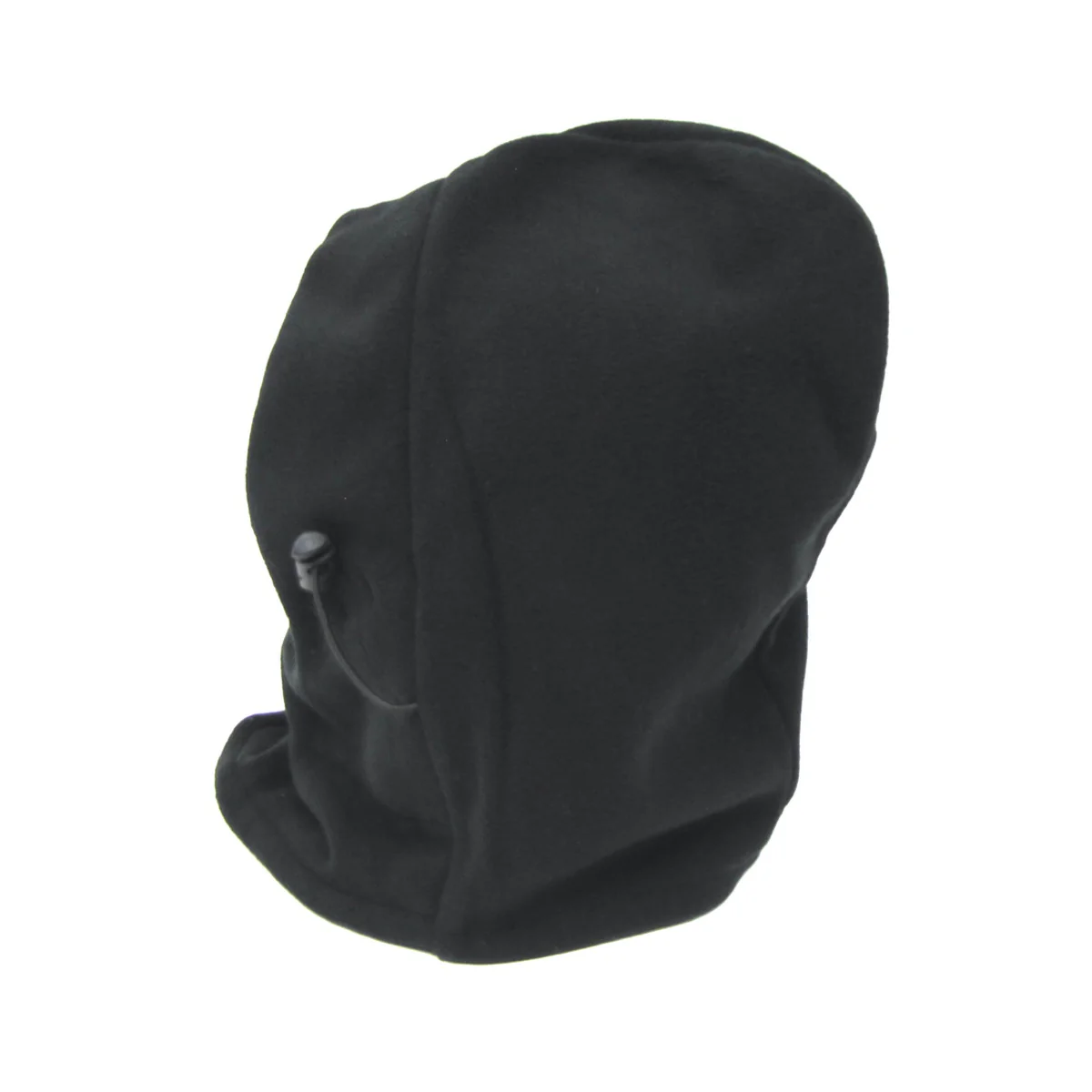 Black Fleece Full Face Cover Warm Mask Hoodie Bike Ski Winter Balaclava Headwear - Image 6