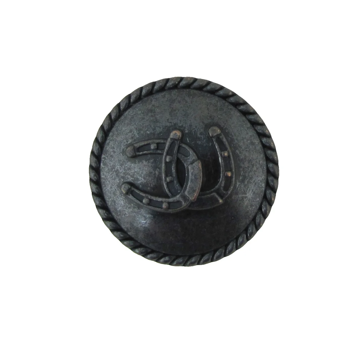 Black Horseshoe Pair Vanity Drawer Pull Western Kitchen Knob Cupboard Hardware