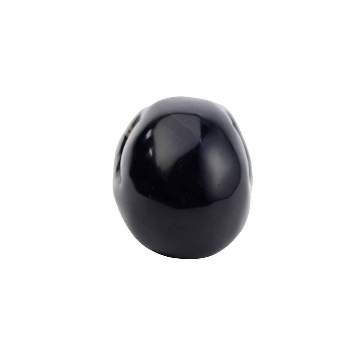 Black Obsidian Dream Crystal Skull Reiki Tumble Stone Chakra Aura Healing Rock - Image 4
