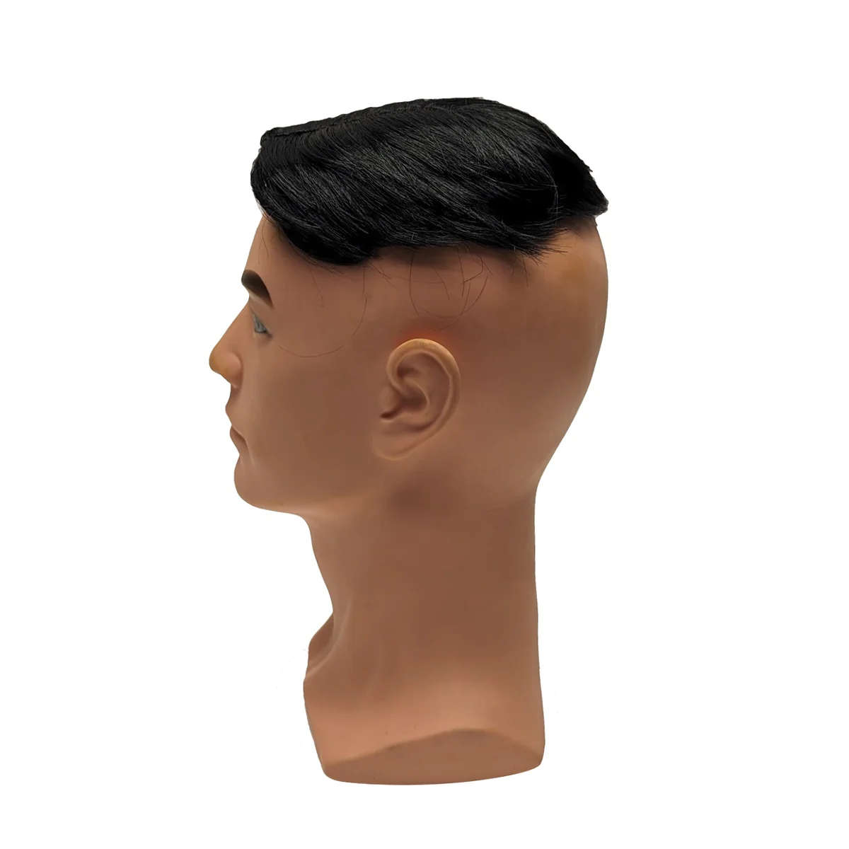Black Toupee Men Fake Wig Male Hair Piece Topper Cosplay Funny Halloween Costume - Image 5