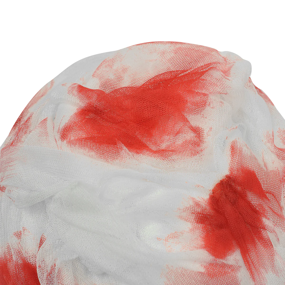 Bloody Bandage Head Wrap Cap Hat Cosplay Halloween Costume Accessory Movie Prop - Image 3
