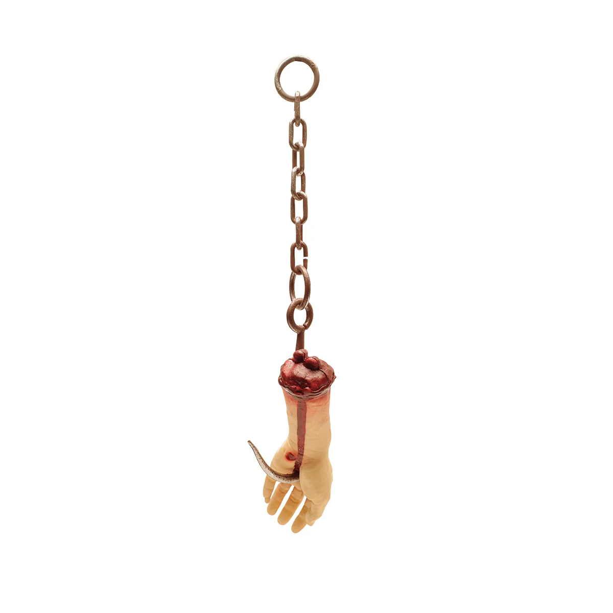 Bloody Hand 3D Halloween Decor Haunted Horror House Body Part Meat Hook Prop