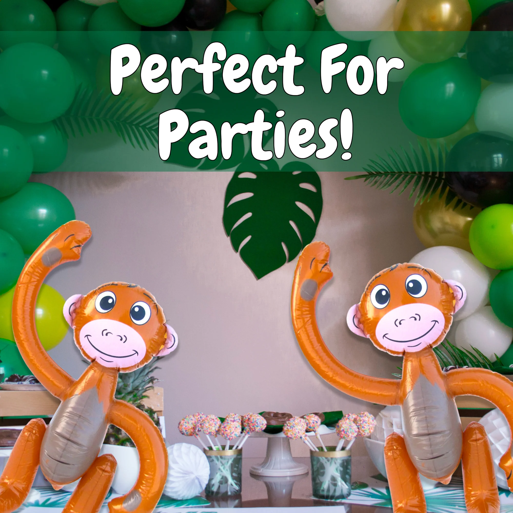 Blow Up Float Kids Toys Inflatable Monkey Pool Floats Party Favor Birthday Decor - Image 7