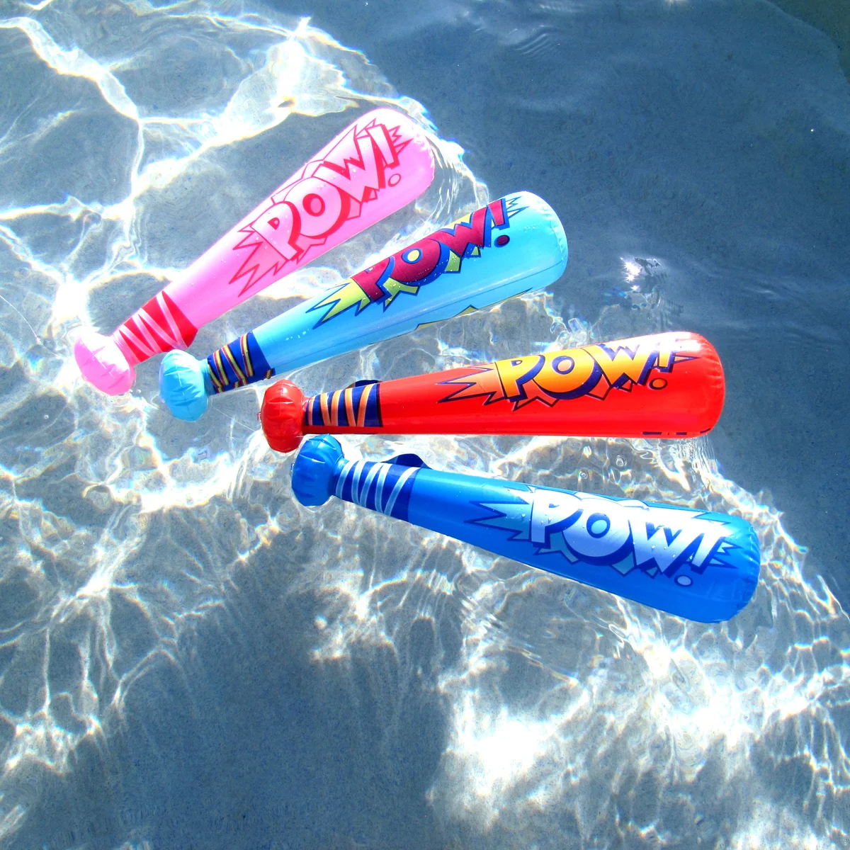 Blow Up Float Toys 4pc Inflatable Bats Pool Floats Party Favor Birthday Decor - Image 5