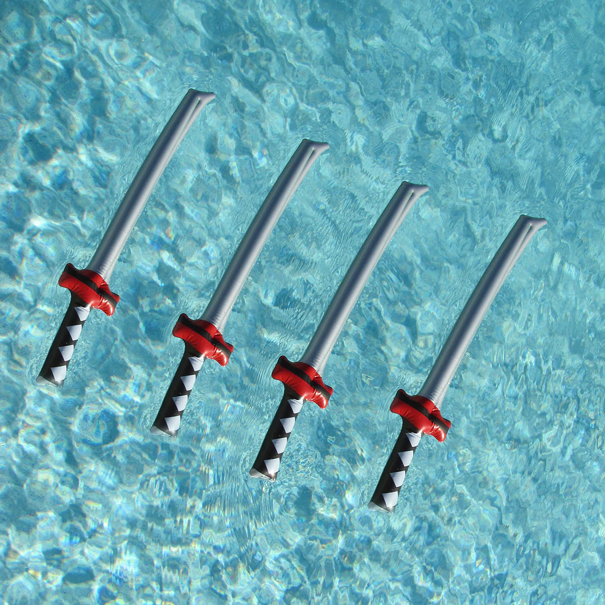 Blow Up Float Toys 4pc Inflatable Swords Pool Floats Party Favor Birthday Decor - Image 5