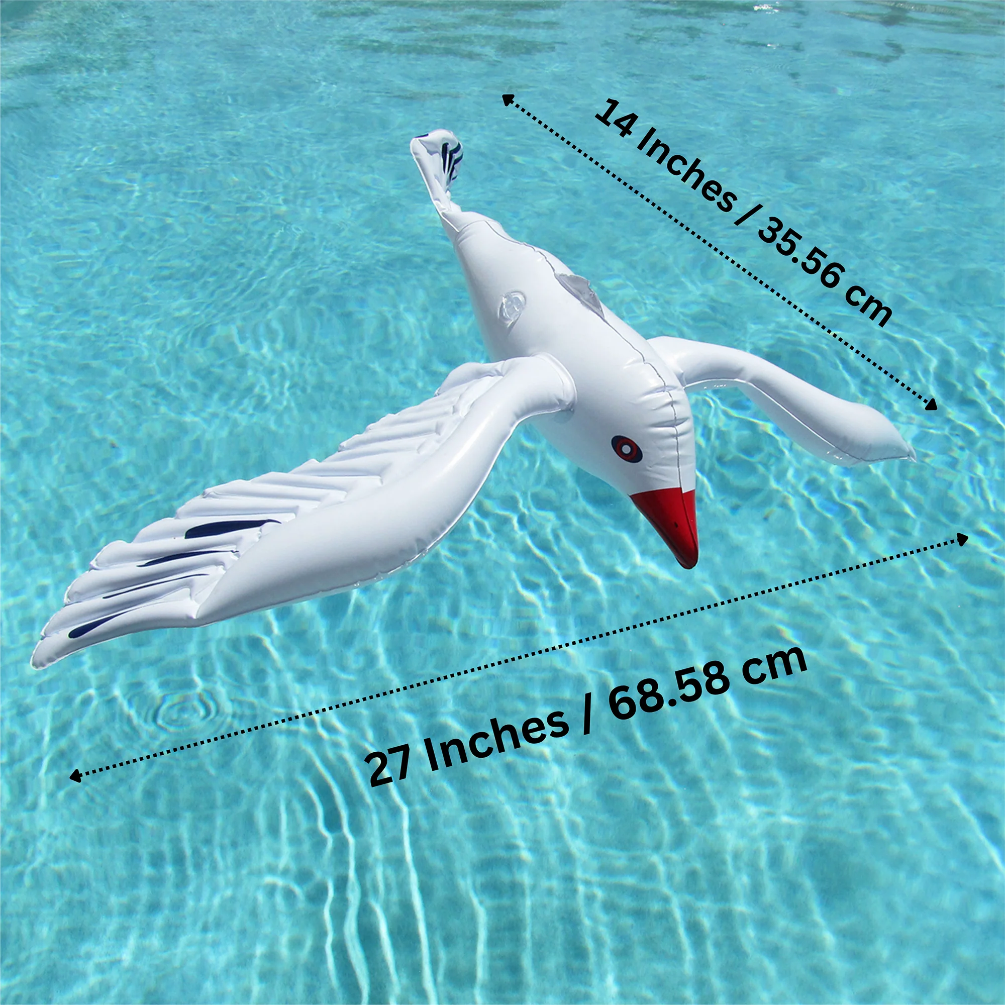Blow Up 3pc Seagull Float Toys Inflatable Pool Floats Party Favor Birthday Decor - Image 4