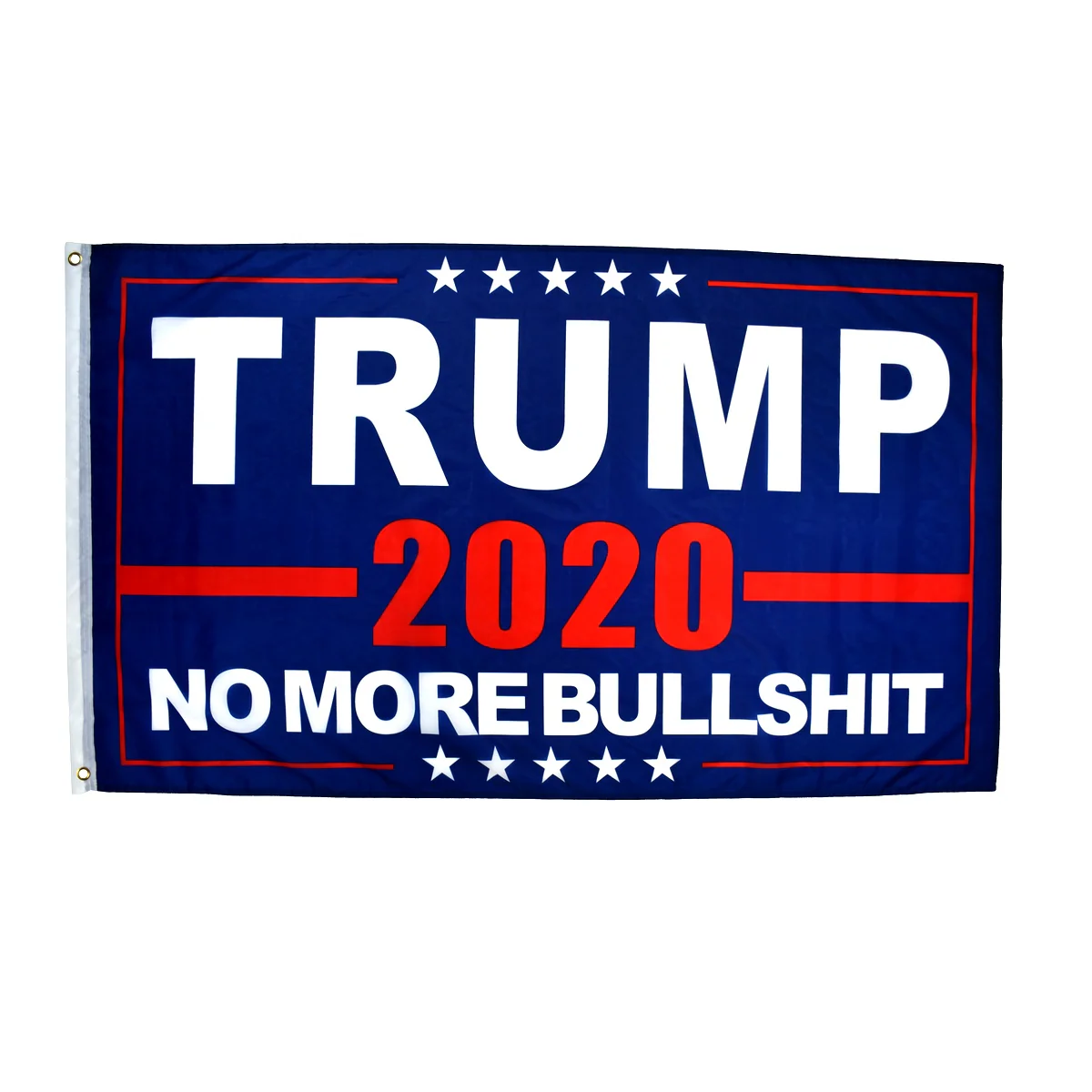 Blue 3x5 No More Bullshit President Donald Trump 2020 Flag 3'x5' MAGA KAG Banner