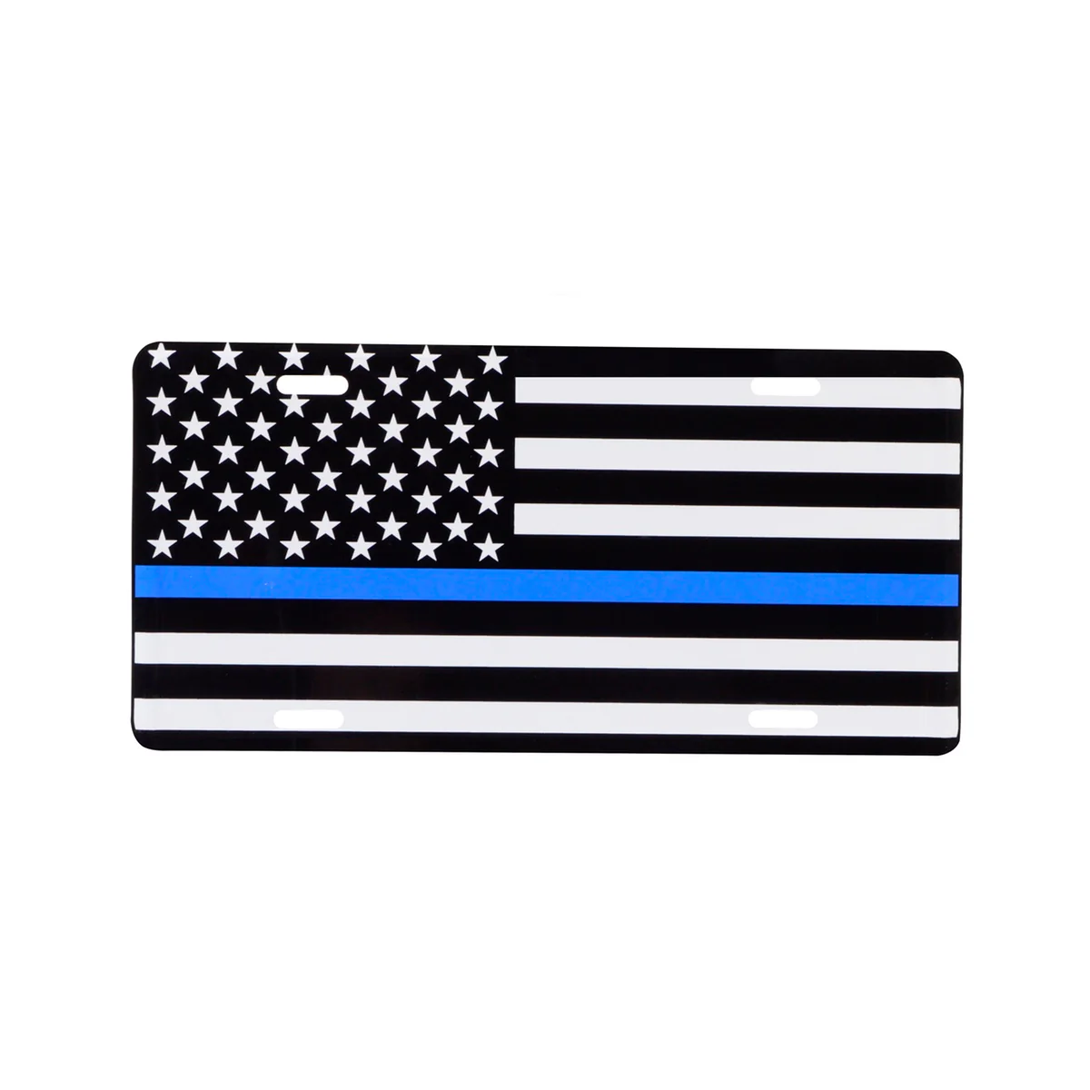 Blue Lives Matter Thin Line License Plate