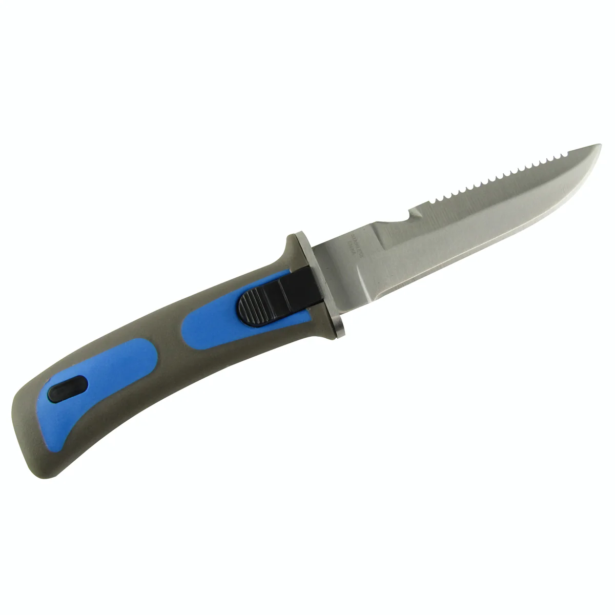 Blue SCUBA Dive Knife/Snorkeling Gear Equipment w/Sheath and Line Cutter Diving Knives - Image 5