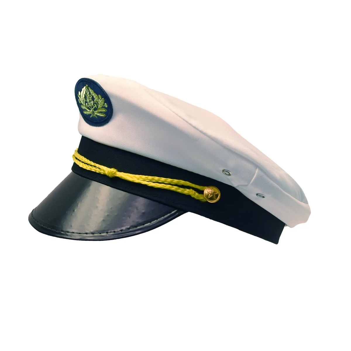 Boat Captain Hat Sailor Skipper Cap Yacht Captains Halloween Costume Accessory - Image 3