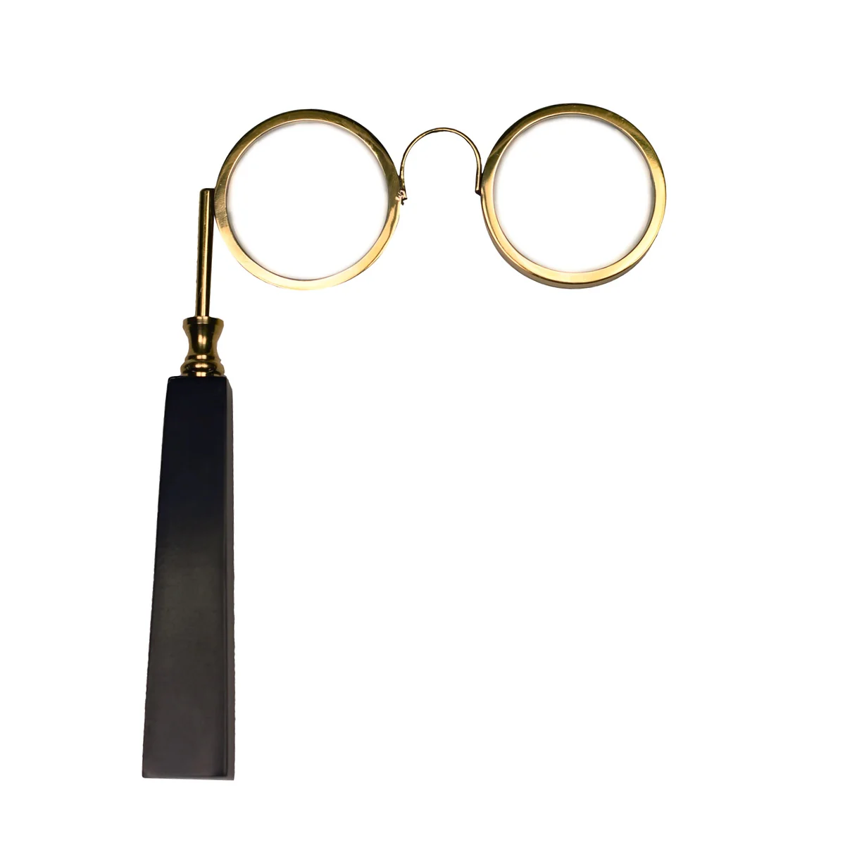 Brass Opera Glasses Handheld Lens Magnifier Reading Magnifying Glass Room Decor