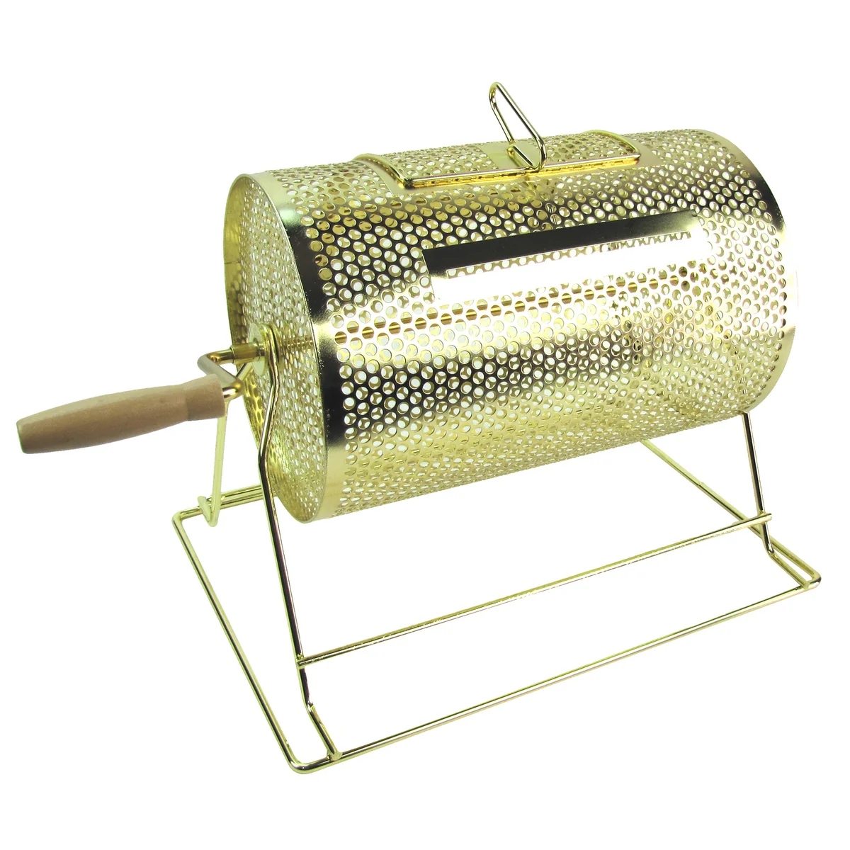 Brass Raffle Ticket Drum Lottery Bingo Ball Drawing Tumbler Game Prize Spinner - Image 2