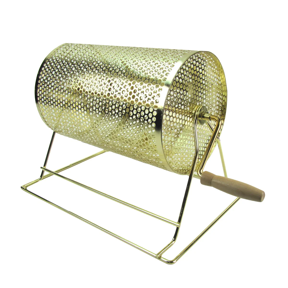 Brass Raffle Ticket Drum Lottery Bingo Ball Drawing Tumbler Game Prize Spinner - Image 3