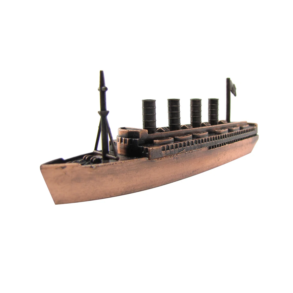 Bronze Metal Model Replica Cruise Ship Pencil Sharpener - Image 2