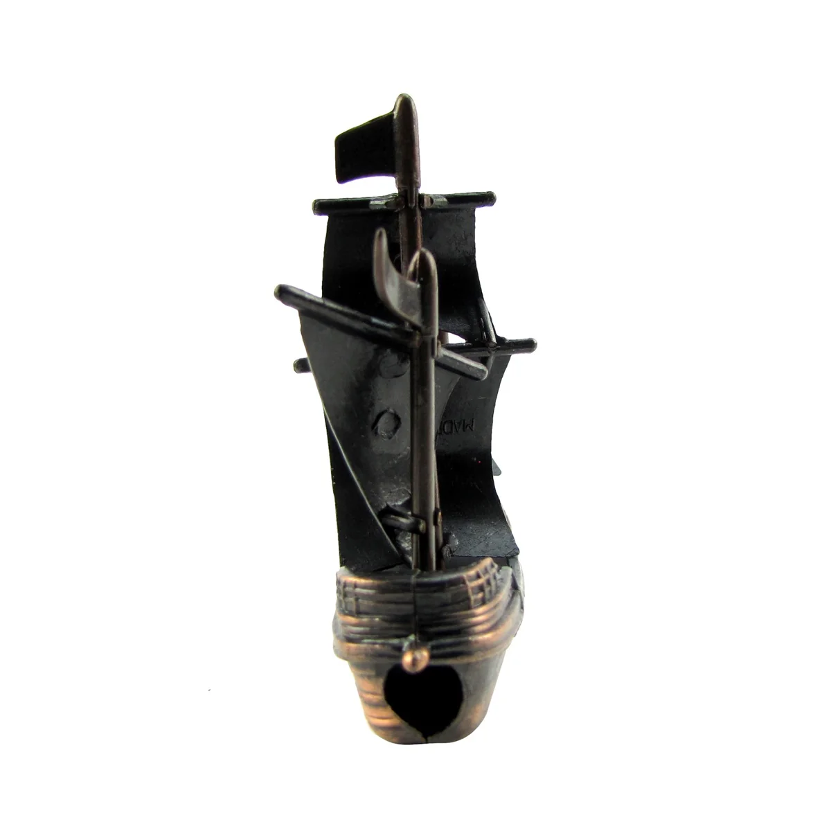 Bronze Metal Spanish Galleon Pirate Ship Pencil Sharpener - Image 3