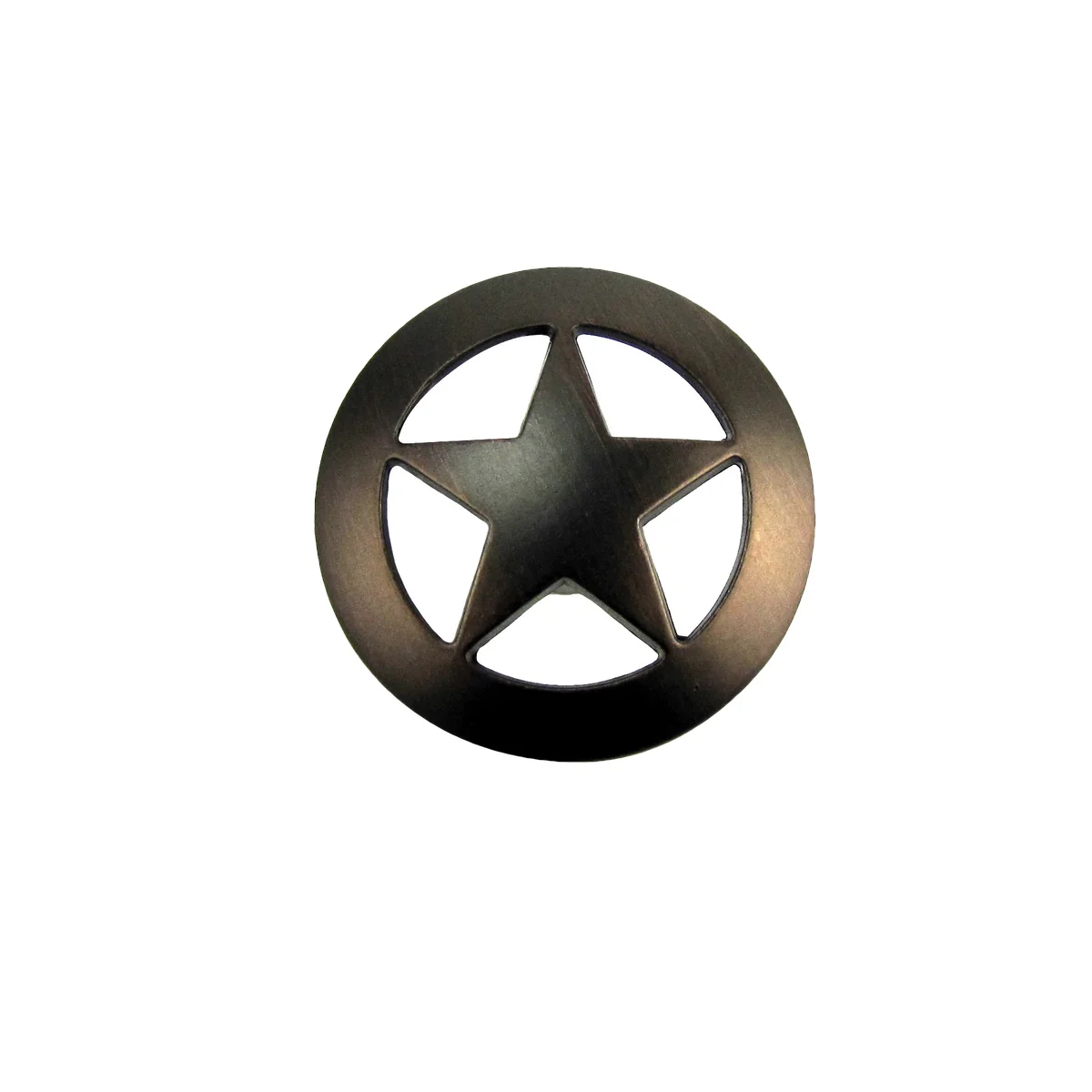 Bronze Star Kitchen Drawer Bin Pull Western Screw Vanity Knob Cupboard Hardware