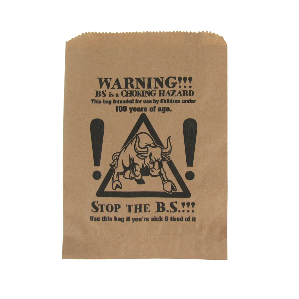 Brown Paper Bullshit Goody Bag Political Gag Gift Novelty Practical Joke Prank - Image 3