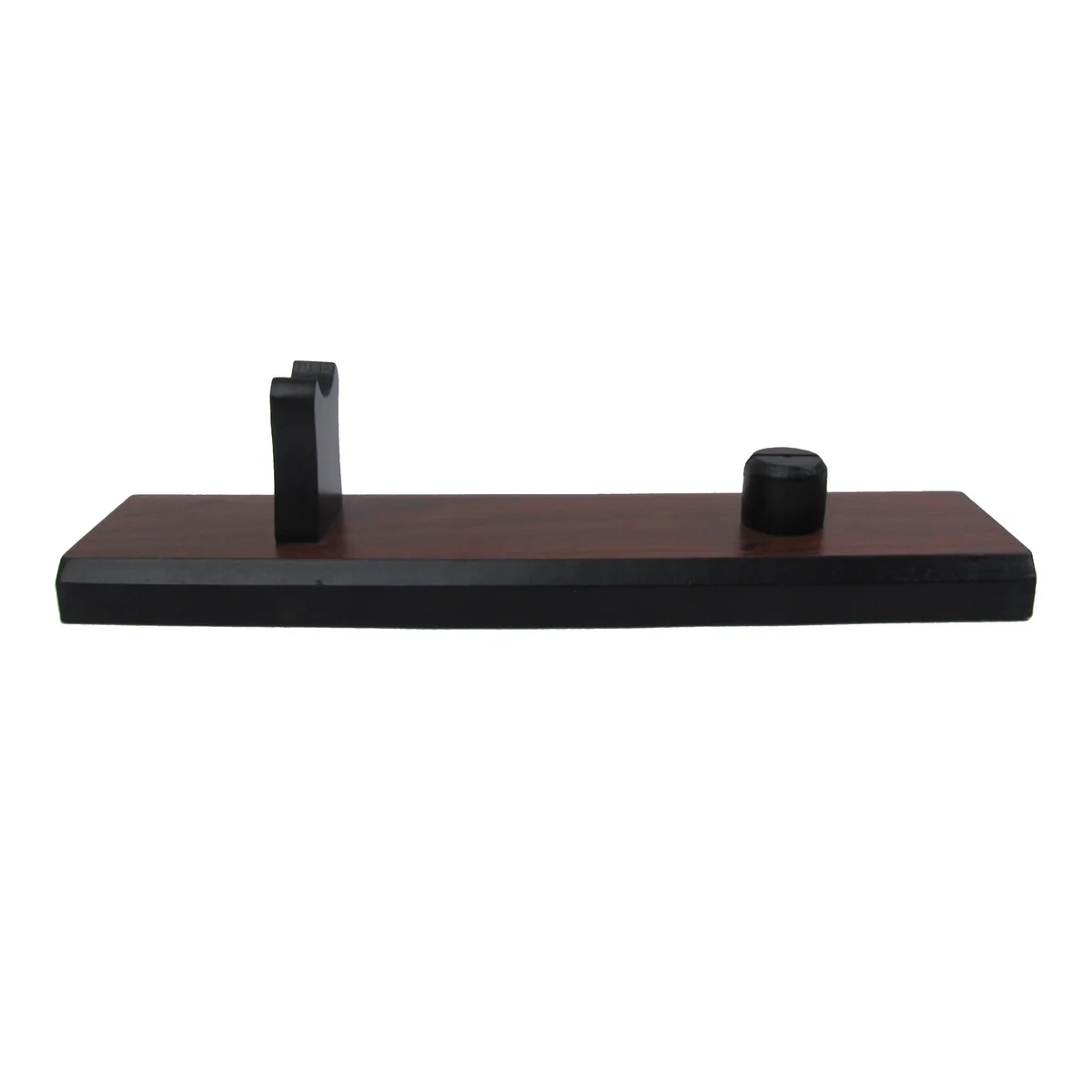 Brown Wood Fix Blade Hunt Knife Collection Holder Display Rustic Wooden Stand - Image 3