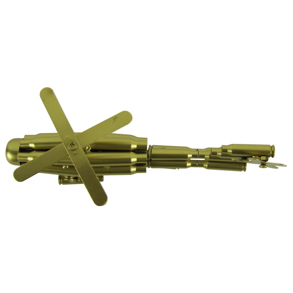 Bullet Shell Casing Shaped Military Helicopter - Image 3
