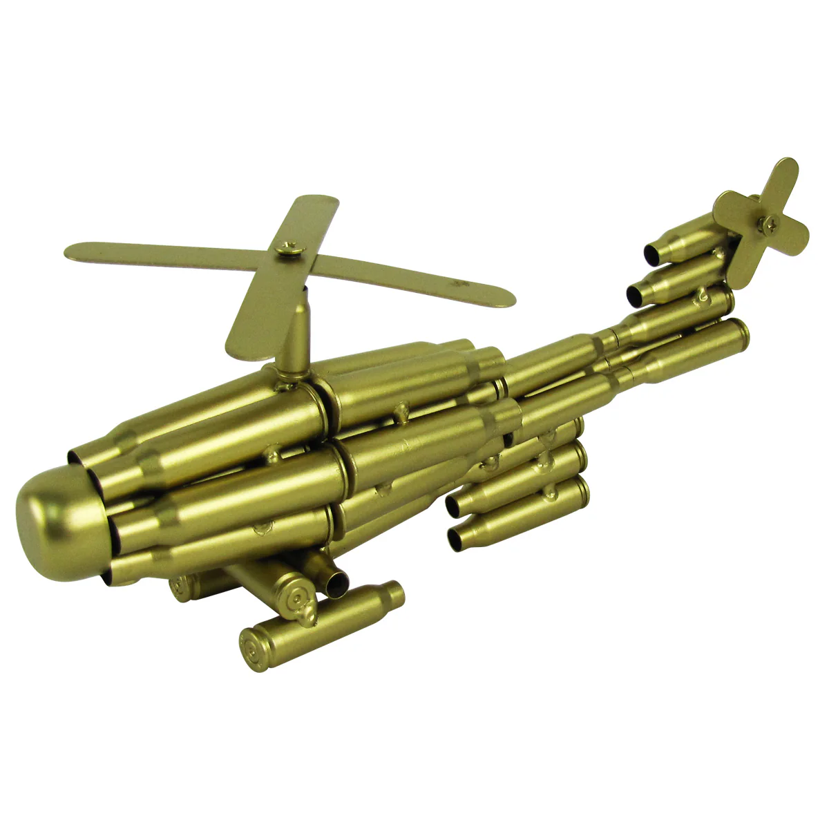 Bullet Shell Casing Shaped Military Helicopter - Image 7