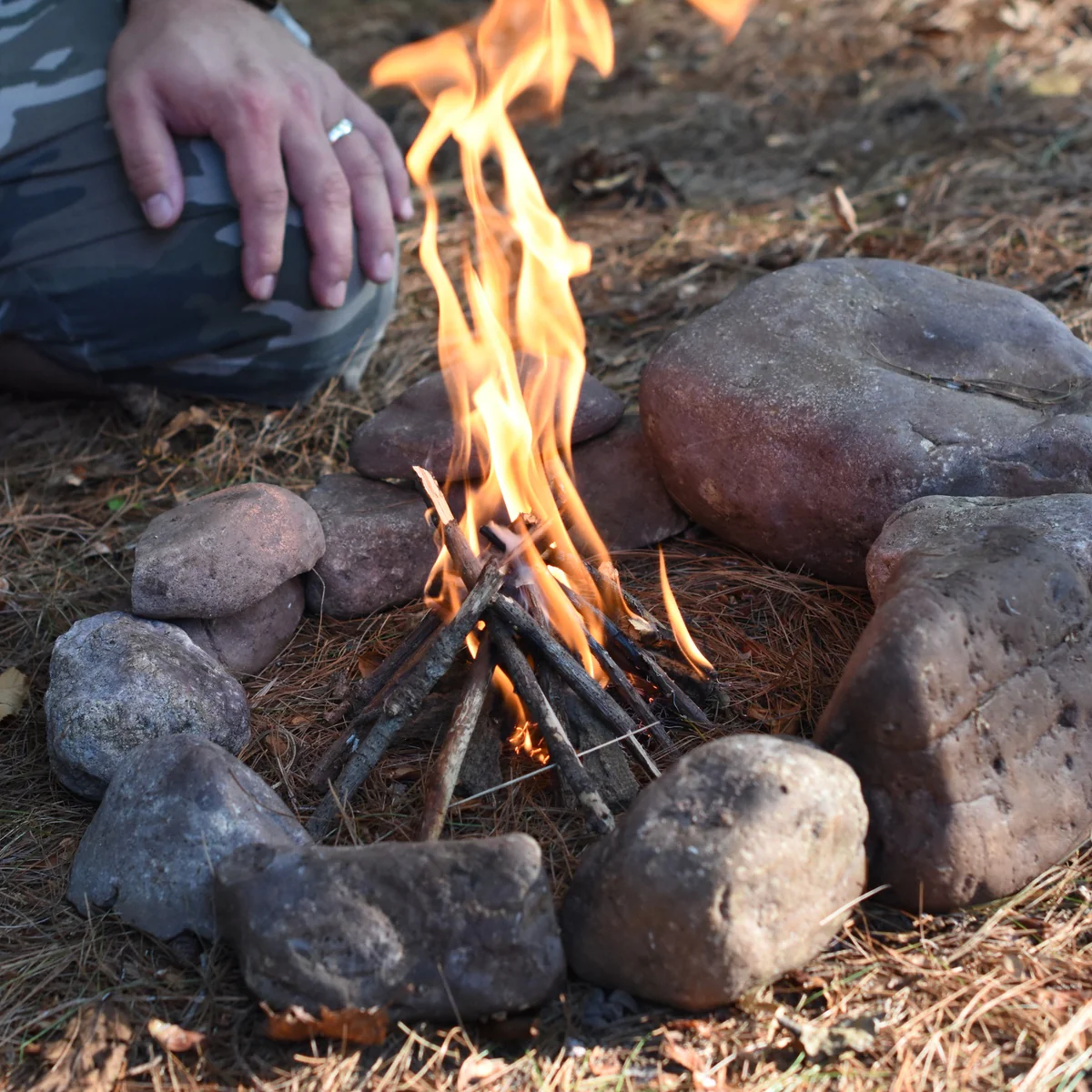 Campfire Fire Starter Tinder Sticks Firestarter Survival Gear Camping Essentials - Image 6