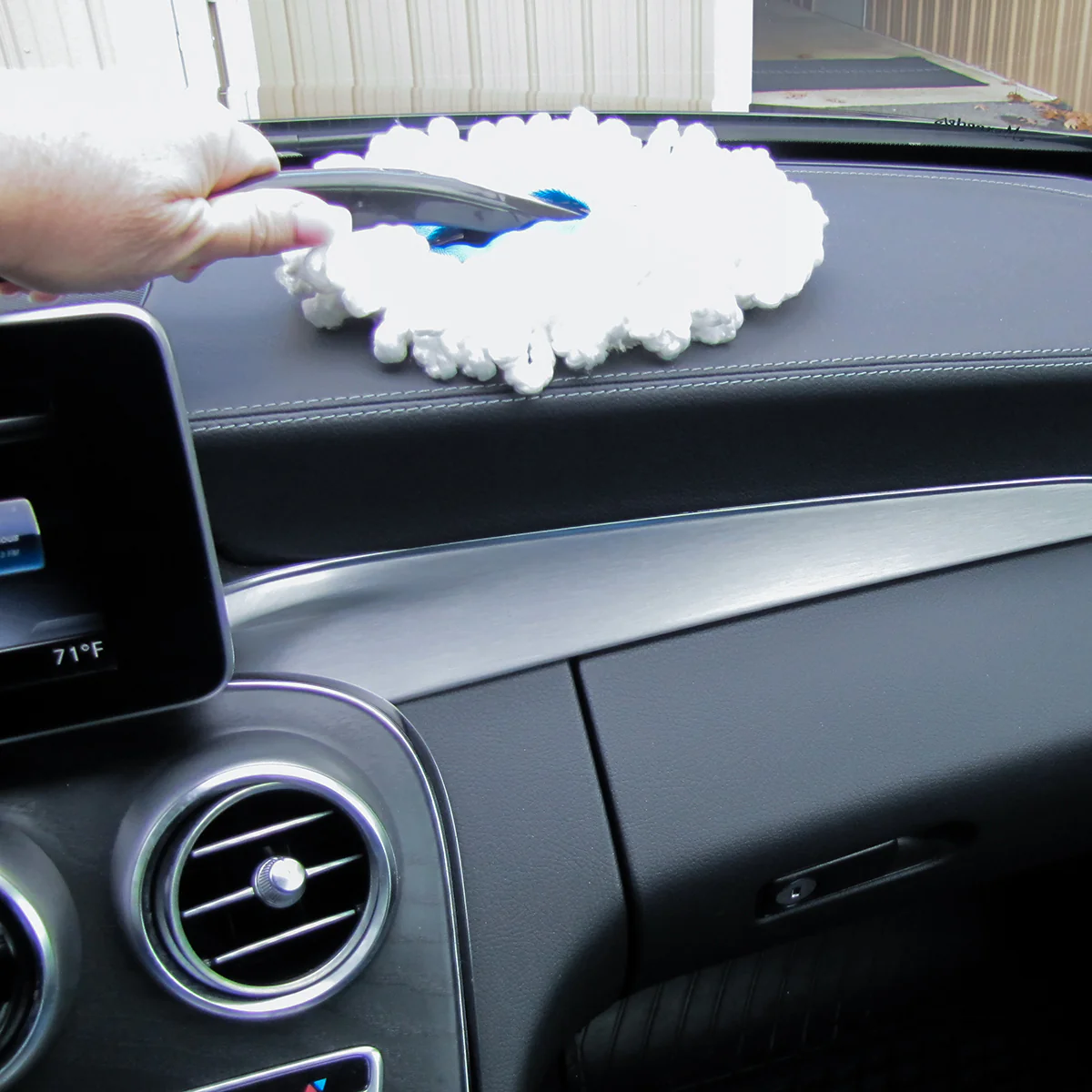 Car Dashboard Cleaner Detail Duster Vehicle Interior Dust Wand Brush Clean Tool - Image 3