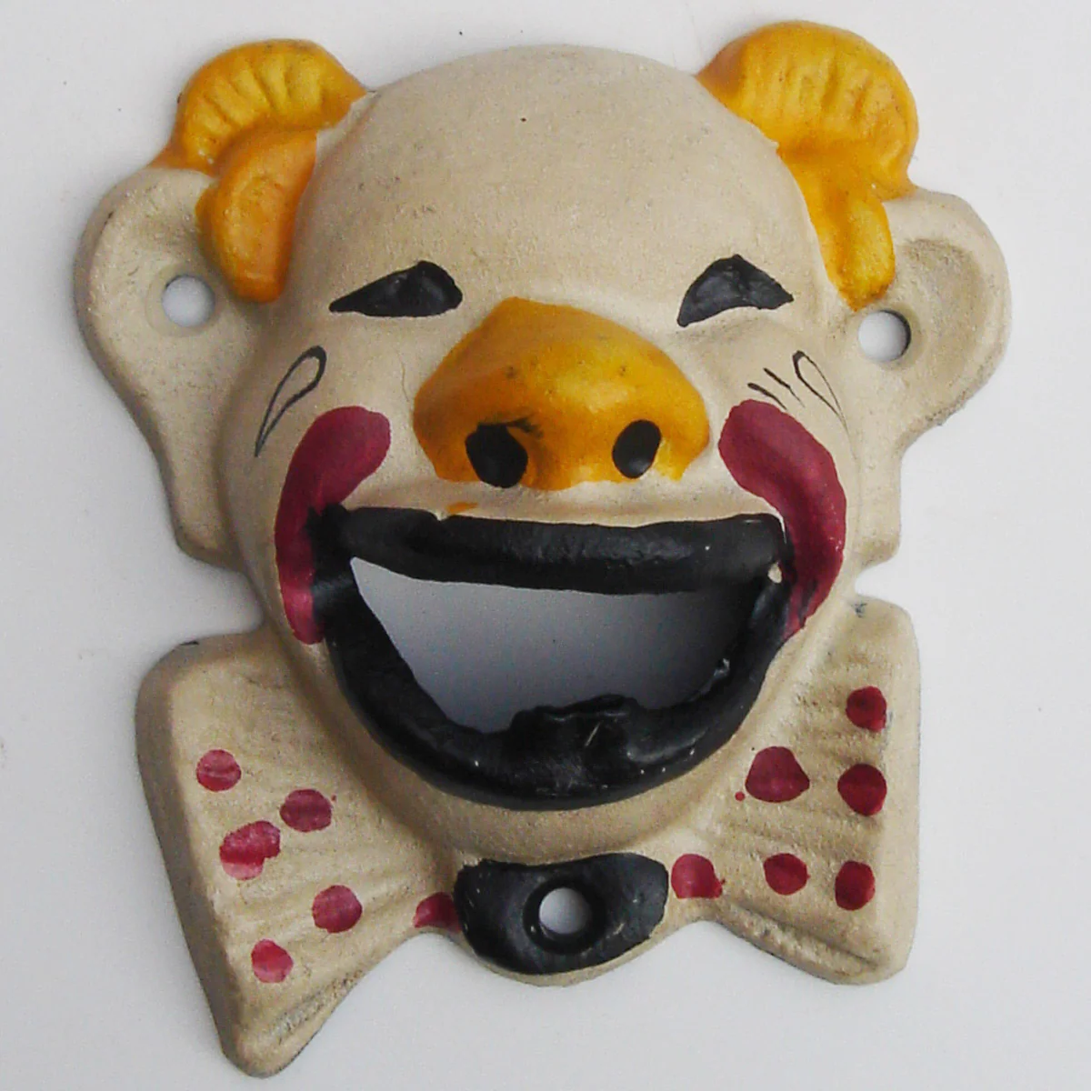 Cast Iron Clown Head Bottle Opener