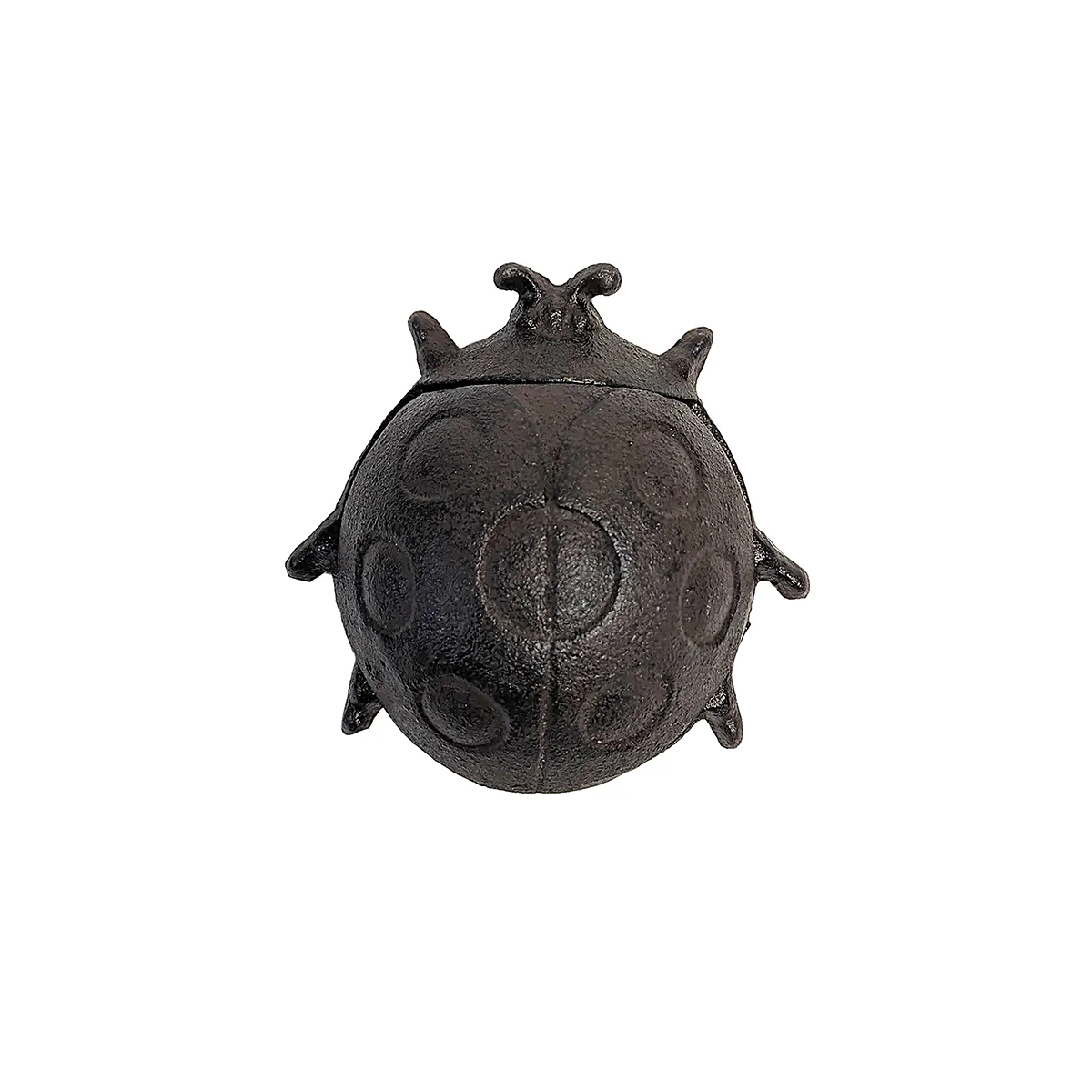 Cast Iron Ladybug Hide A Spare Key House Door Lock Keys Box Outdoor Garden Decor - Image 2