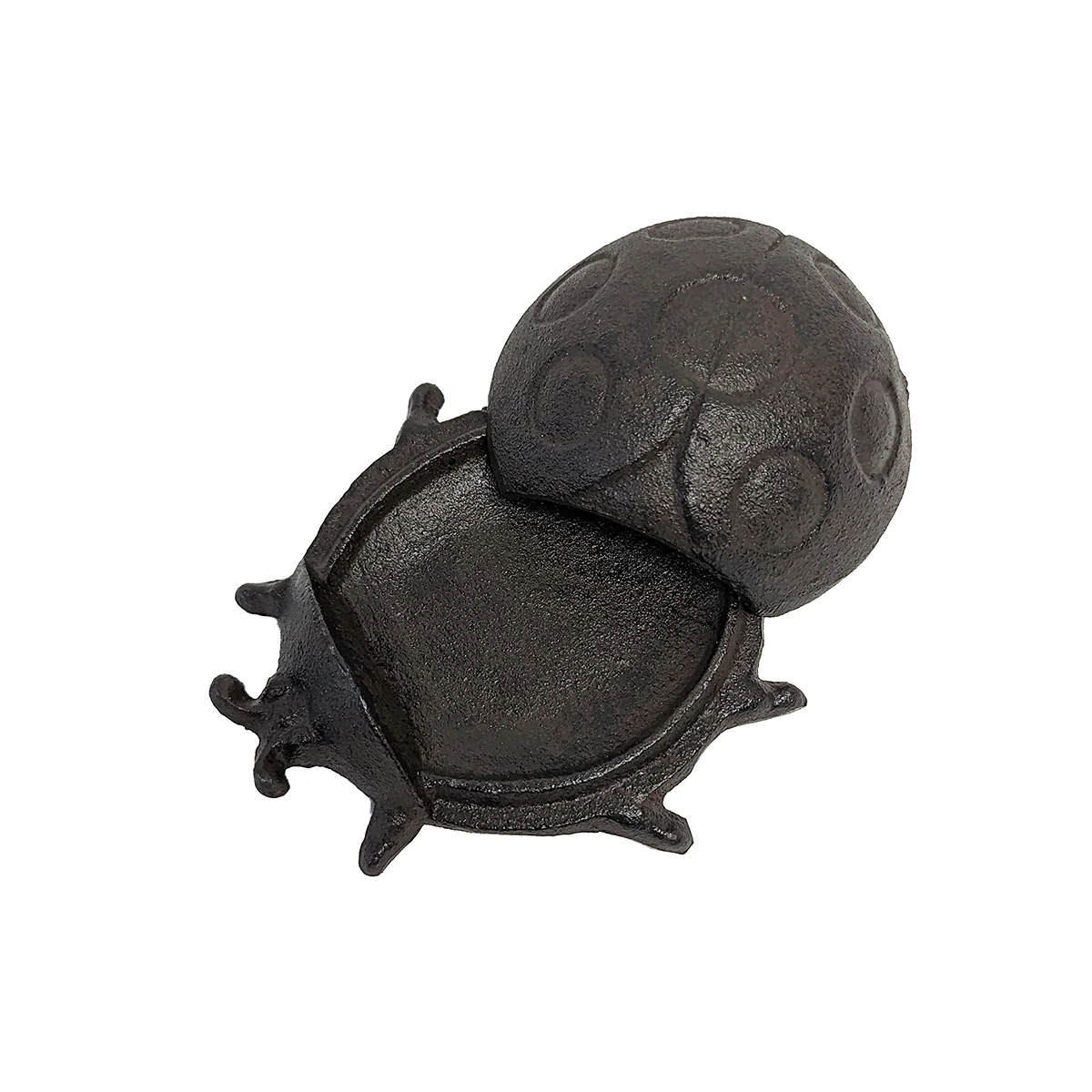 Cast Iron Ladybug Hide A Spare Key House Door Lock Keys Box Outdoor Garden Decor - Image 3