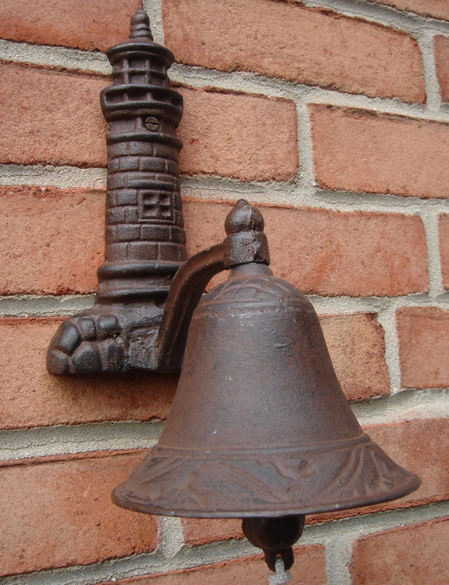 Cast Iron Lighthouse Welcome Bell