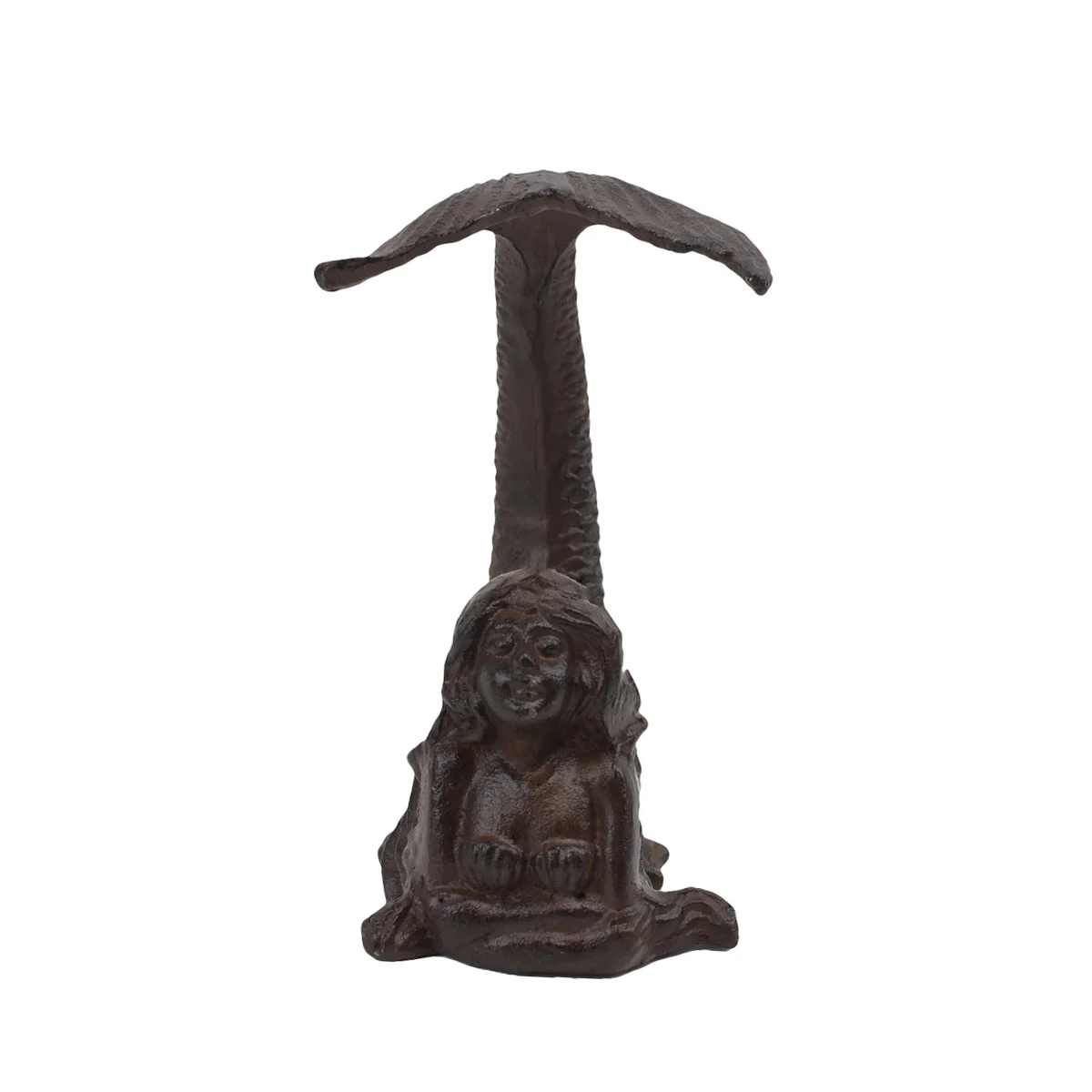 Cast Iron Mermaid Tail Door Stop Nautical Stopper Beach House Coastal Home Decor - Image 3