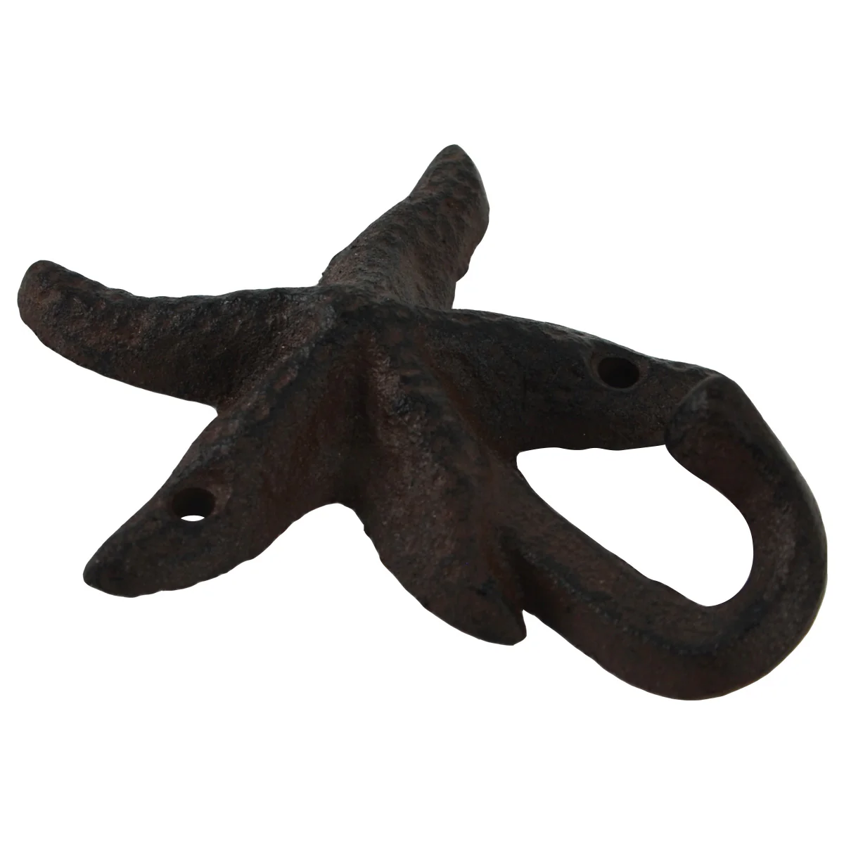 Cast Iron Metal Wall Mount Starfish Hook Holder - Image 2