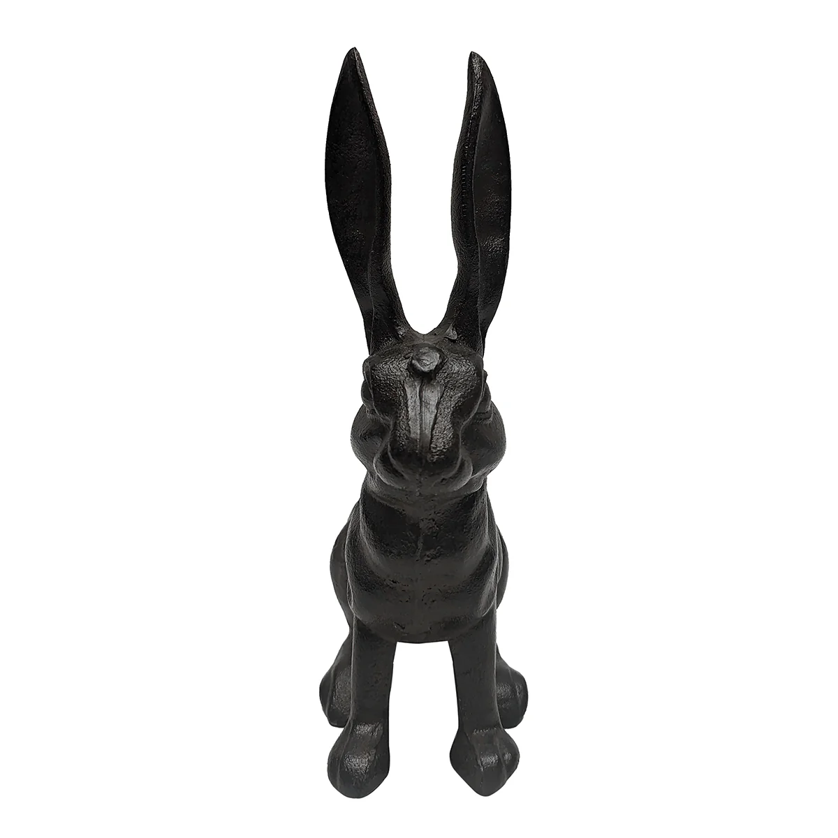 Cast Iron Rabbit Door Stop Stopper Outdoor Patio Yard Garden Statue Home Decor - Image 2