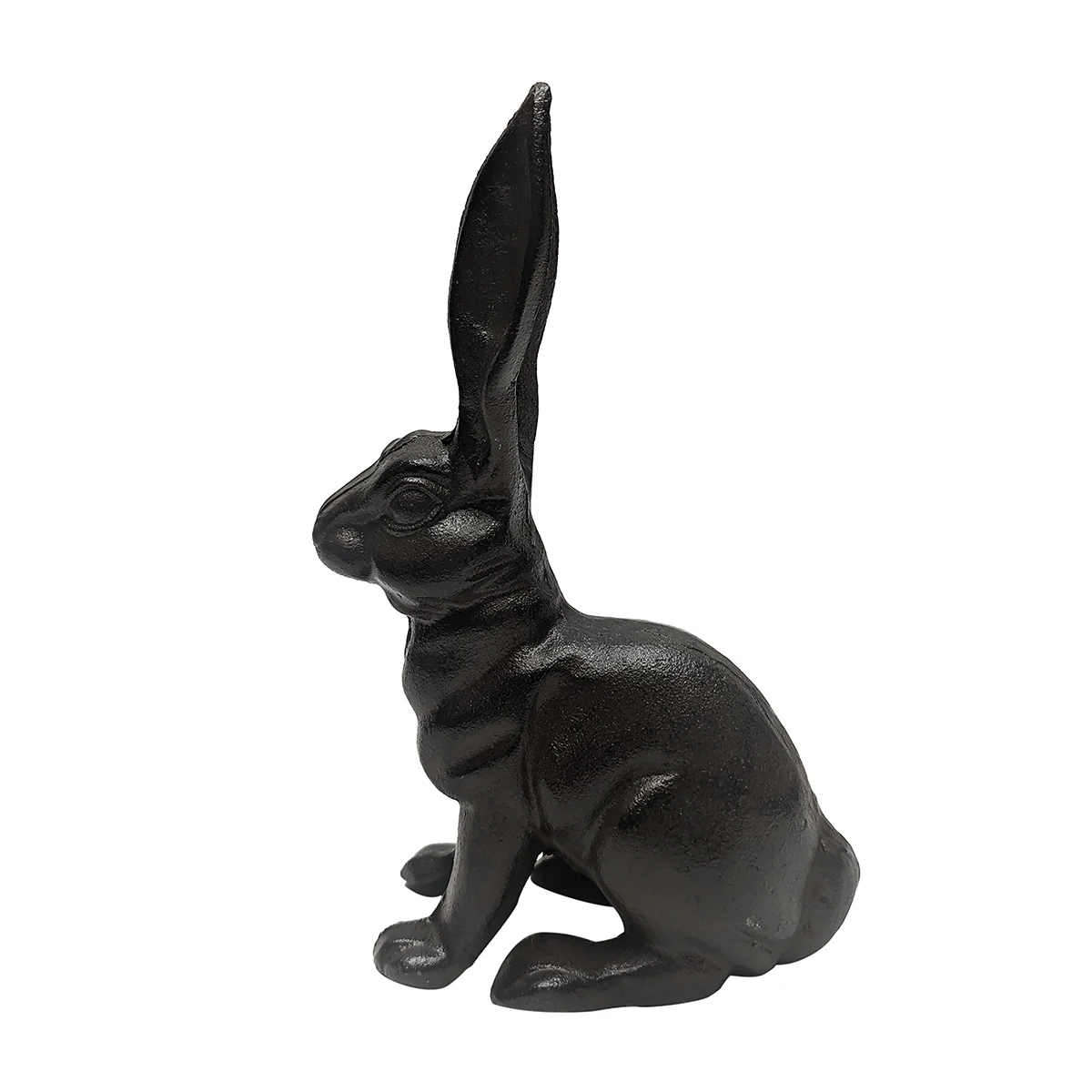 Cast Iron Rabbit Door Stop Stopper Outdoor Patio Yard Garden Statue Home Decor - Image 3