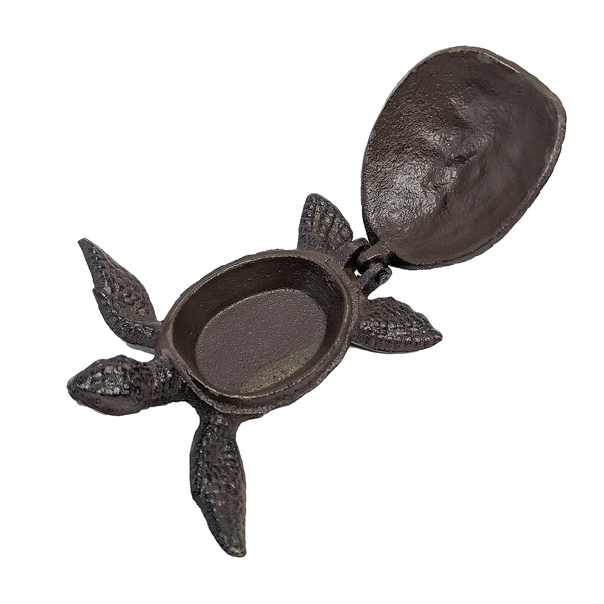 Cast Iron Turtle Hide A Spare House Key Door Lock Small Box Outdoor Garden Decor - Image 3