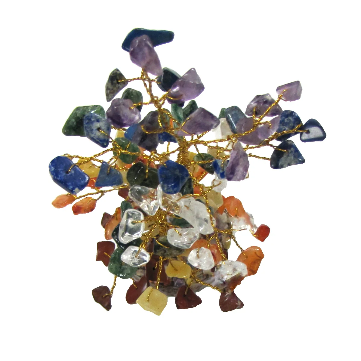 Chakra Stone Tree Life Natural Gemstone Positive Energy Heal Geode Reiki Decor - Image 3