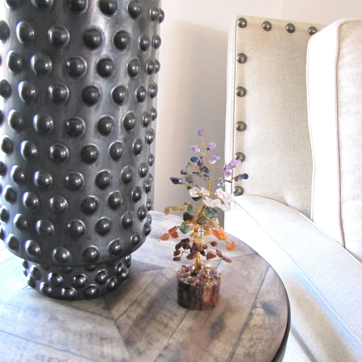 Chakra Stone Tree Life Natural Gemstone Positive Energy Heal Geode Reiki Decor - Image 5