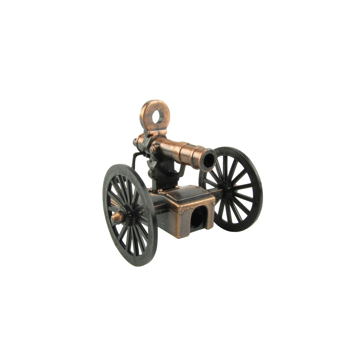 Civil War Era Miniature Die Cast Gatling Gun Pencil Sharpener - Image 4