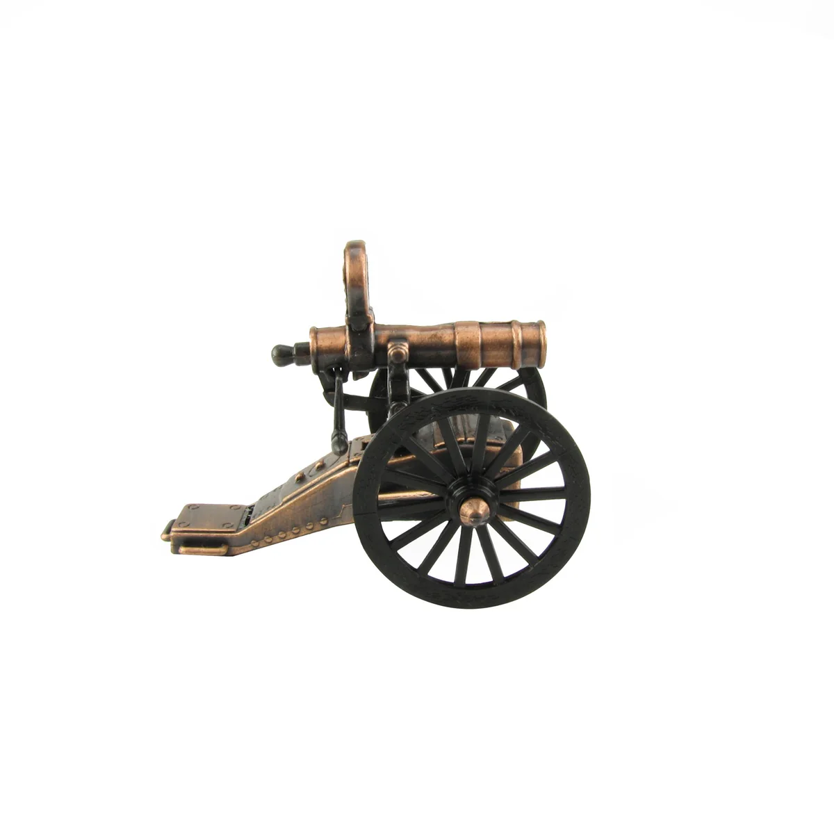Civil War Era Miniature Die Cast Gatling Gun Pencil Sharpener - Image 5