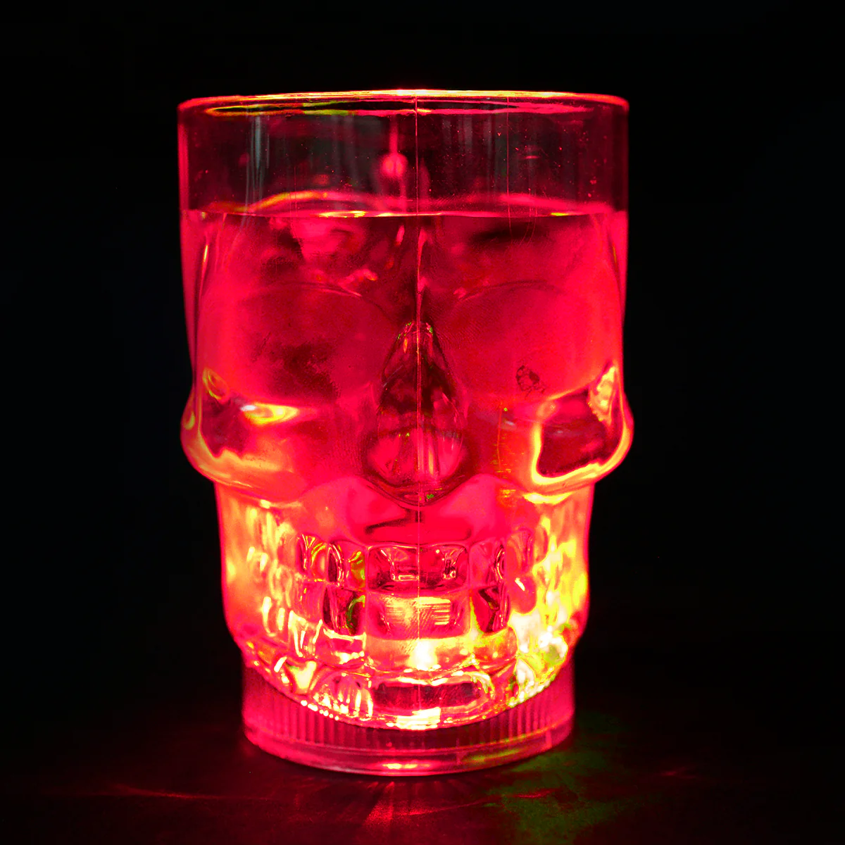 Clear Liquid Activated LED Light Mug Luminescent Cup Glow Party Skull Drinkware - Image 3