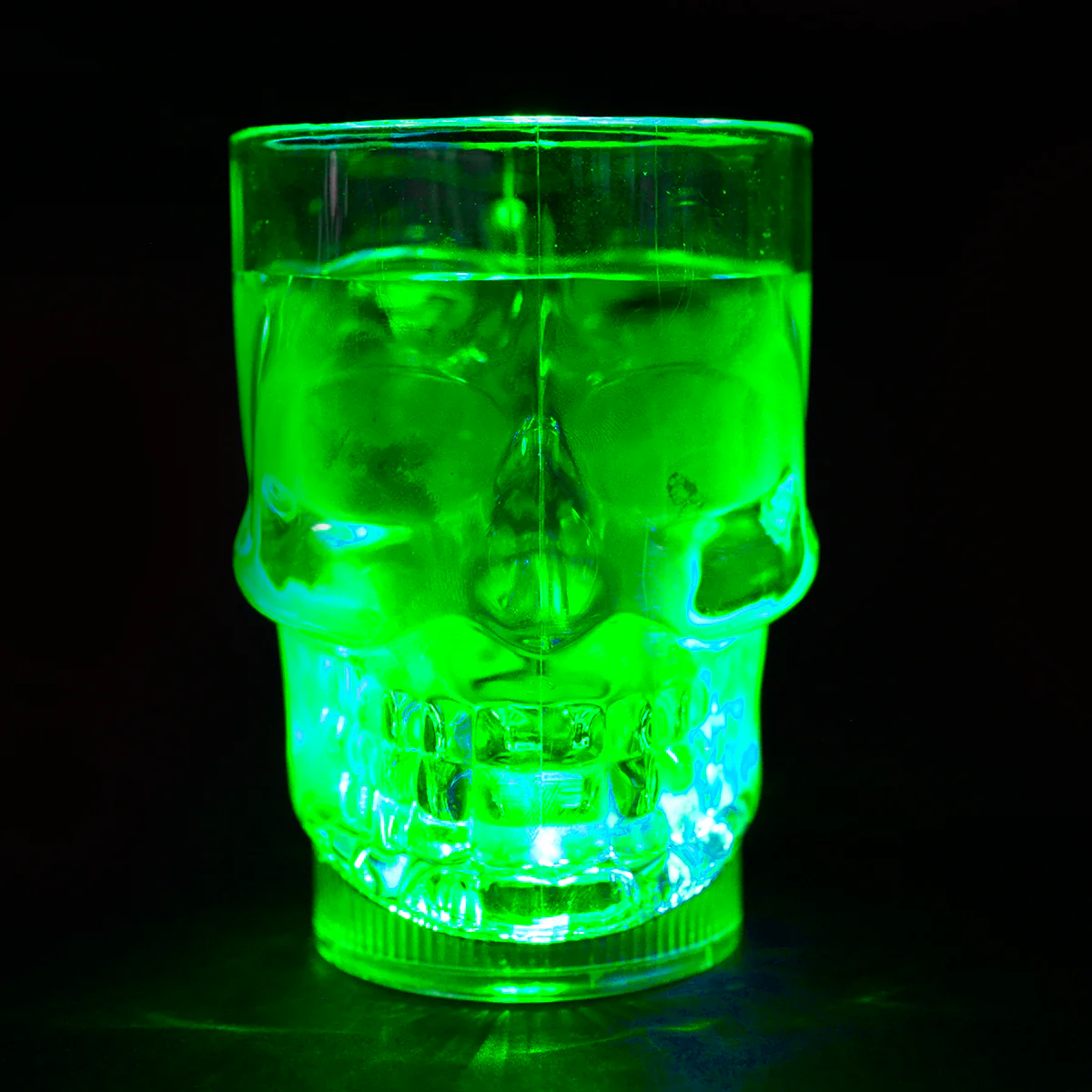Clear Liquid Activated LED Light Mug Luminescent Cup Glow Party Skull Drinkware - Image 4
