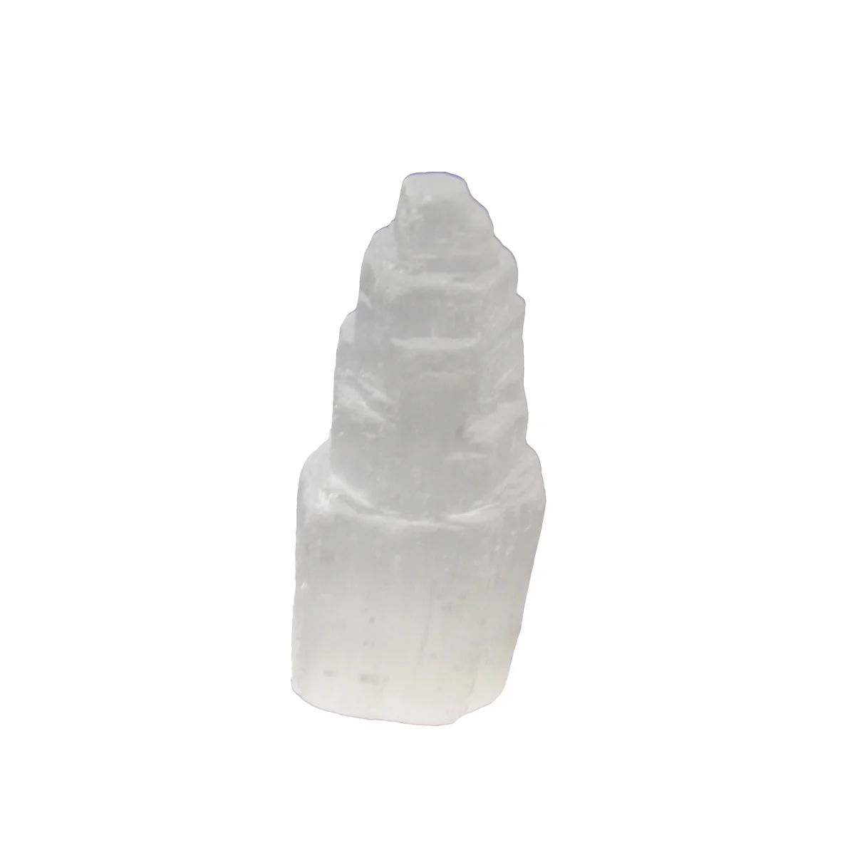 Clear Selenite Crystal Stone Tower Negative Energy Balance Chakra Healing Rock - Image 3