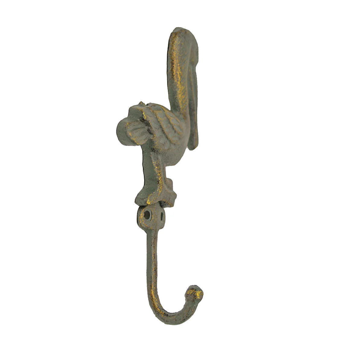 Coastal Pelican Wall Hook Hat Coat Hanger Bath Towel Rack Nautical Home Decor - Image 2