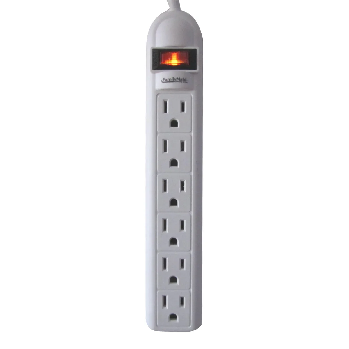 Computer Surge Protector Electronics Power Strip Multi 6 Outlet Electrical Plug - Image 4