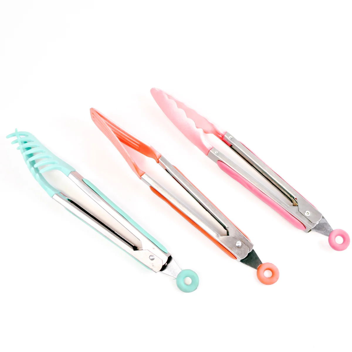 Cooking Tongs 3pc Set Kitchen Gadgets Apartment Serving Utensils Home Essentials